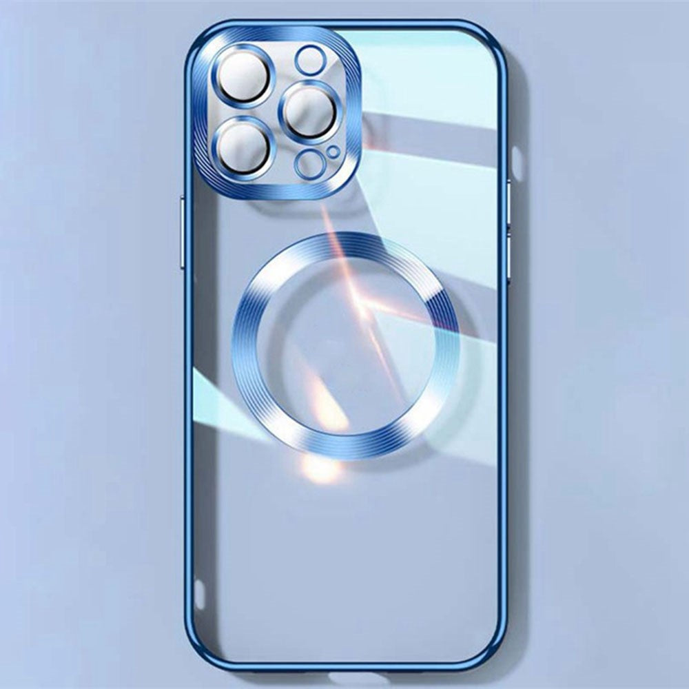 YOOBAO Mobile Phone Case for iPhone 14 Pro Max, Compatible with MagSafe Drop-proof Camera Protection Frame Clear Silicone Phone Cover