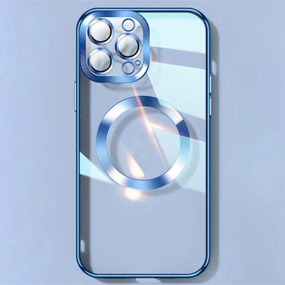YOOBAO Mobile Phone Case for iPhone 14 Pro Max, Compatible with MagSafe Drop-proof Camera Protection Frame Clear Silicone Phone Cover