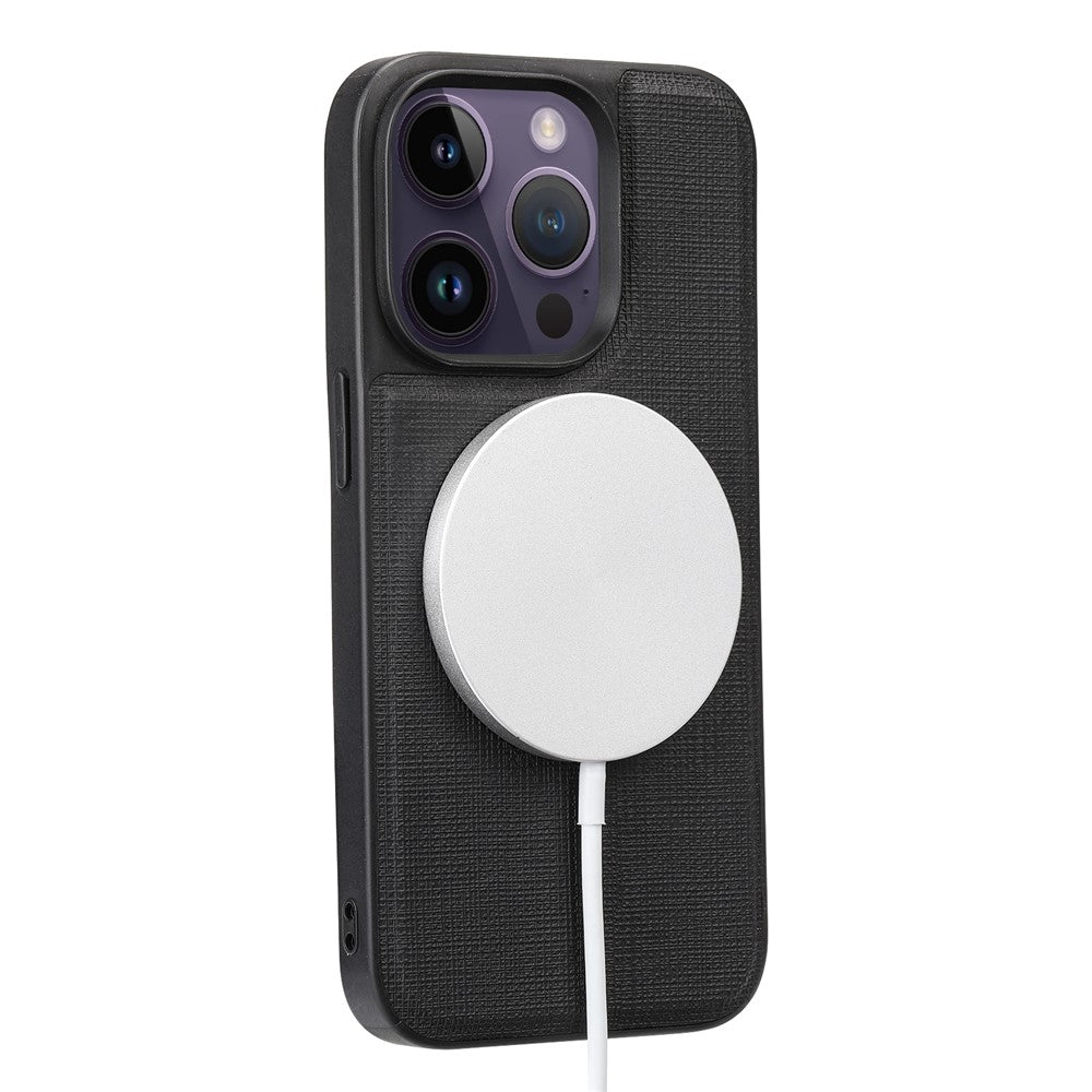 VILI T Series for iPhone 14 Pro Max Detachable 2-in-1 Cell Phone Cover Magnetic Vertical Open Card Slot Anti-scratch Phone Case with Strap