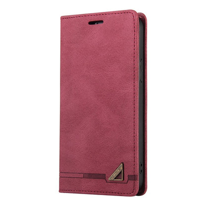 GQ.UTROBE 008 Series For iPhone 14 Plus Fall Proof RFID Blocking Skin-touch Feeling PU Leather Stand Wallet Phone Case