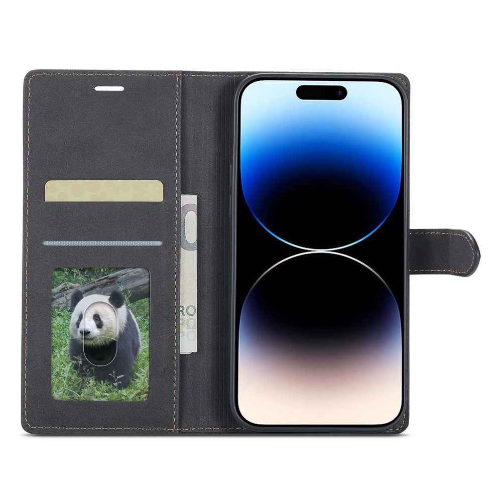 FORWENW F1 Series for iPhone 14 Pro Max PU Leather Phone Wallet Case Stand Protective Phone Cover