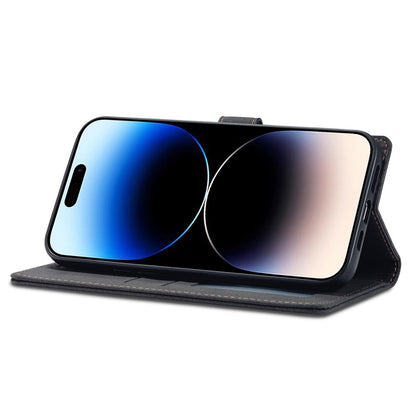 FORWENW F1 Series for iPhone 14 Pro Max PU Leather Phone Wallet Case Stand Protective Phone Cover
