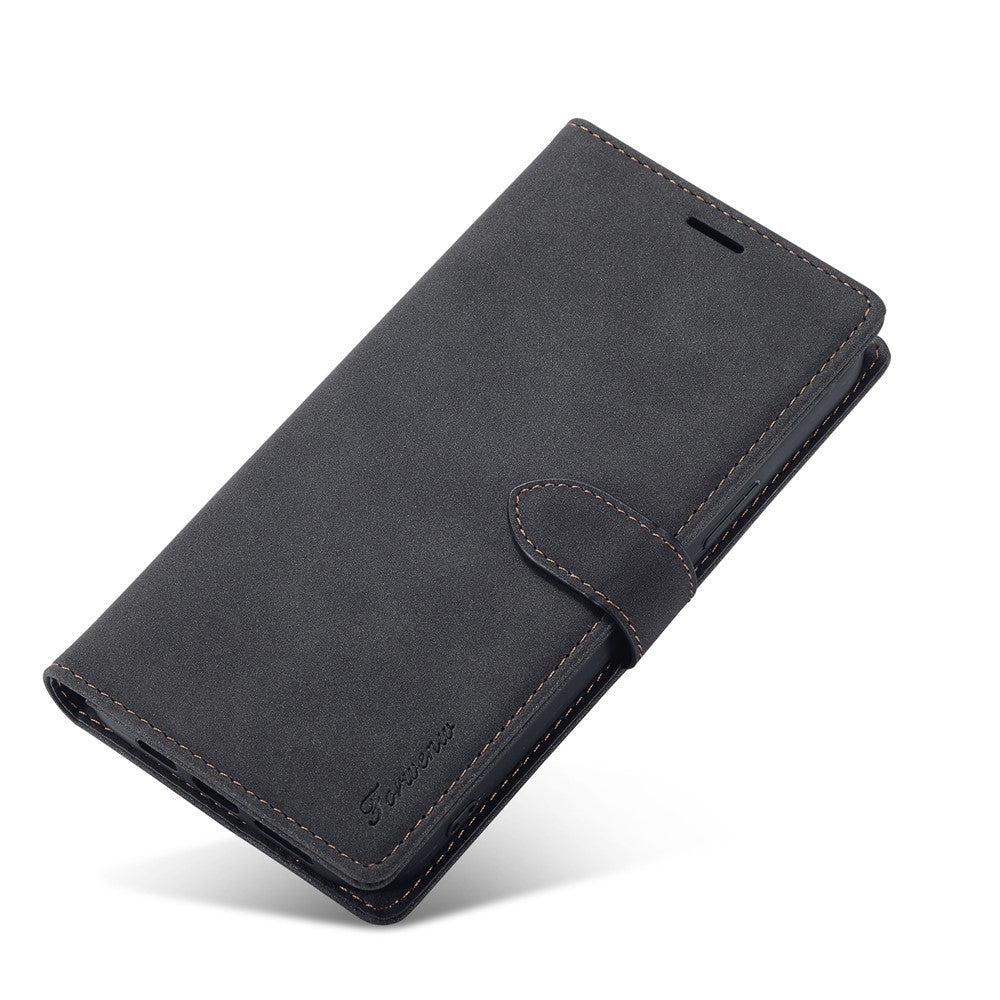 FORWENW F1 Series for iPhone 14 Pro Max PU Leather Phone Wallet Case Stand Protective Phone Cover
