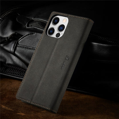 FORWENW F1 Series for iPhone 14 Pro Max PU Leather Phone Wallet Case Stand Protective Phone Cover