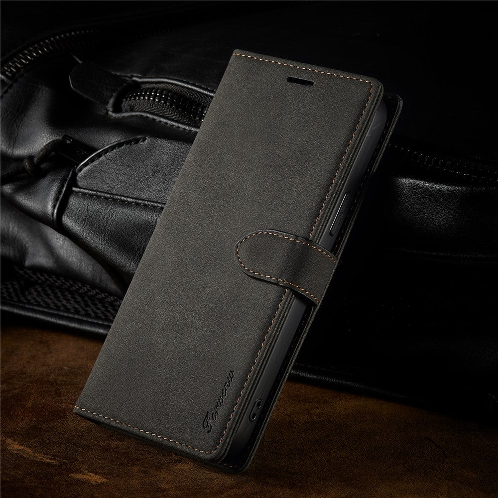 FORWENW F1 Series for iPhone 14 Pro Max PU Leather Phone Wallet Case Stand Protective Phone Cover