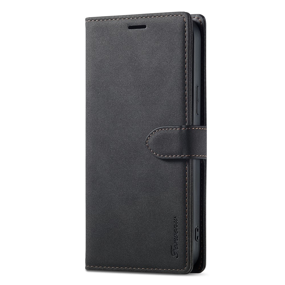 FORWENW F1 Series for iPhone 14 Pro Max PU Leather Phone Wallet Case Stand Protective Phone Cover