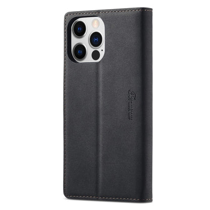 FORWENW F1 Series for iPhone 14 Pro Max PU Leather Phone Wallet Case Stand Protective Phone Cover