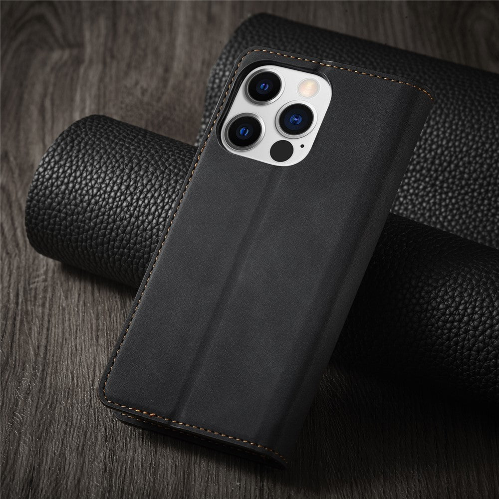 FORWENW Anti-drop Phone Case for iPhone 14 Pro Max , Skin-touch Phone Cover Stand Fantasy Series Leather Wallet Case