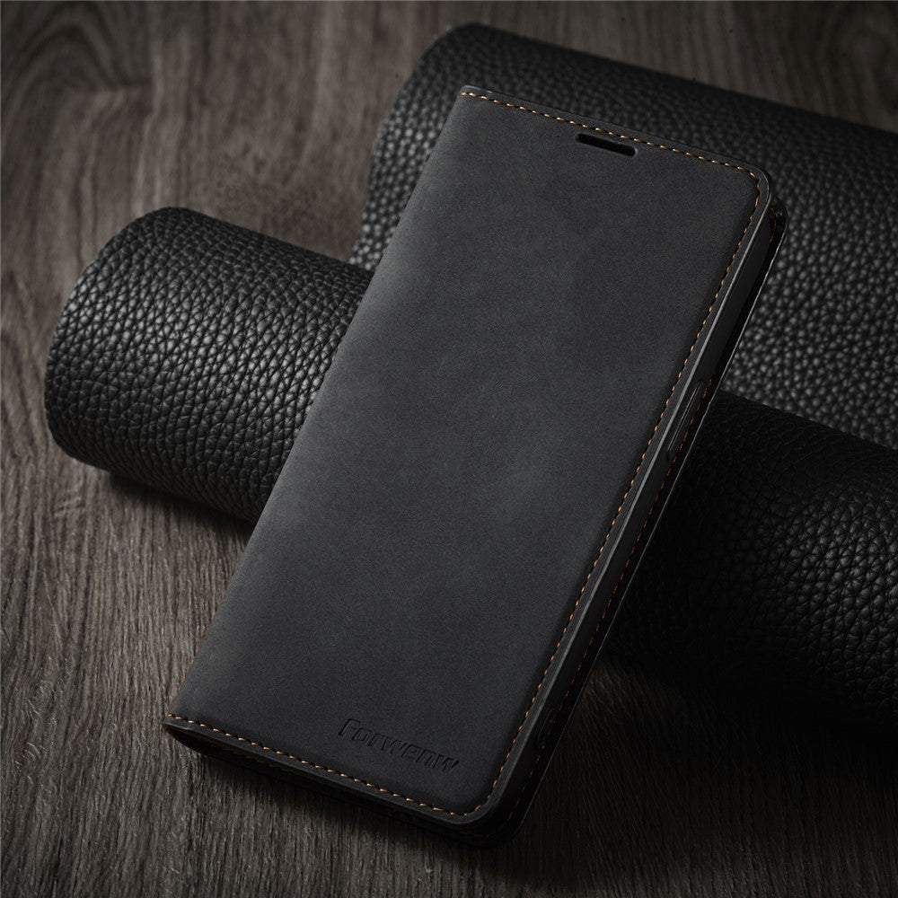 FORWENW Anti-drop Phone Case for iPhone 14 Pro Max , Skin-touch Phone Cover Stand Fantasy Series Leather Wallet Case