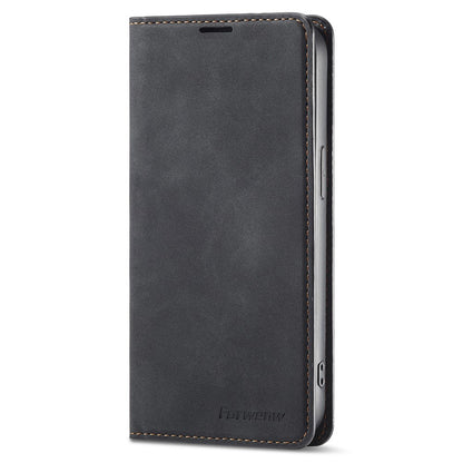 FORWENW Anti-drop Phone Case for iPhone 14 Pro Max , Skin-touch Phone Cover Stand Fantasy Series Leather Wallet Case