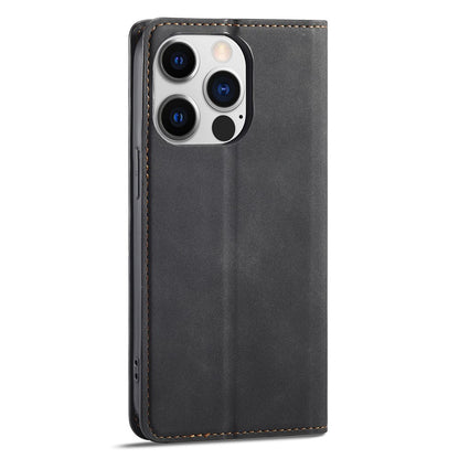 FORWENW Anti-drop Phone Case for iPhone 14 Pro Max , Skin-touch Phone Cover Stand Fantasy Series Leather Wallet Case