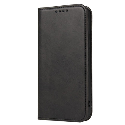 For iPhone 14 Pro Max Dustproof Phone Cover Wallet Magnetic Leather Stand Calf Texture Phone Case
