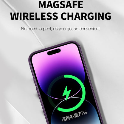 Phone Case For iPhone 14 Pro Max Compatible with MagSafe CD Texture TPU + PC Phone Cover