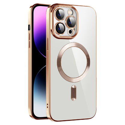 Phone Case For iPhone 14 Pro Max Compatible with MagSafe CD Texture TPU + PC Phone Cover