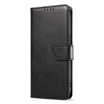 For iPhone 14 Plus Stand Leather Phone Cover Square Clasp Smartphone Case with Wallet