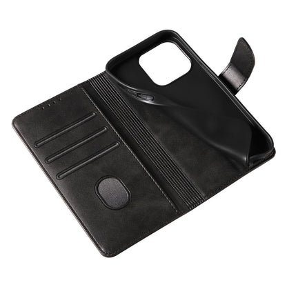 Cell Phone Cover For iPhone 14 Pro Max , Square Clasp Anti-shock Flip Leather Wallet Case with Stand