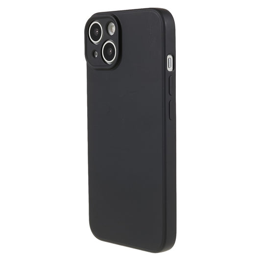 For iPhone 14 Fiber Lining Soft TPU Phone Case Rubberized Texture Protective Cover