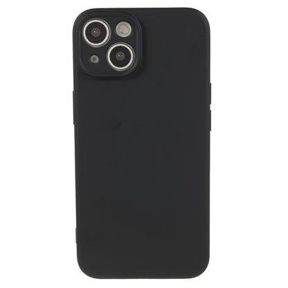 For iPhone 14 Fiber Lining Soft TPU Phone Case Rubberized Texture Protective Cover