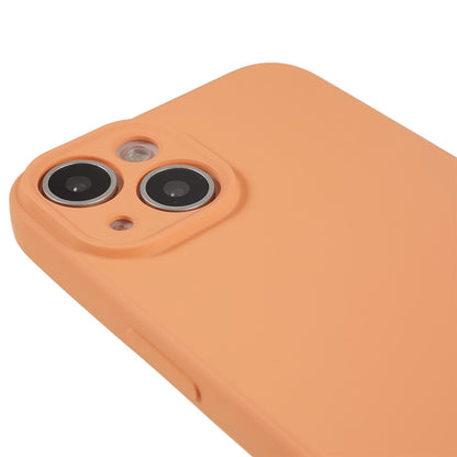 For iPhone 14 Plus Rubberized Anti-Slip Grip Phone Case Soft TPU Fiber Lining Inside Phone Cover