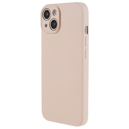 For iPhone 14 Plus Rubberized Anti-Slip Grip Phone Case Soft TPU Fiber Lining Inside Phone Cover