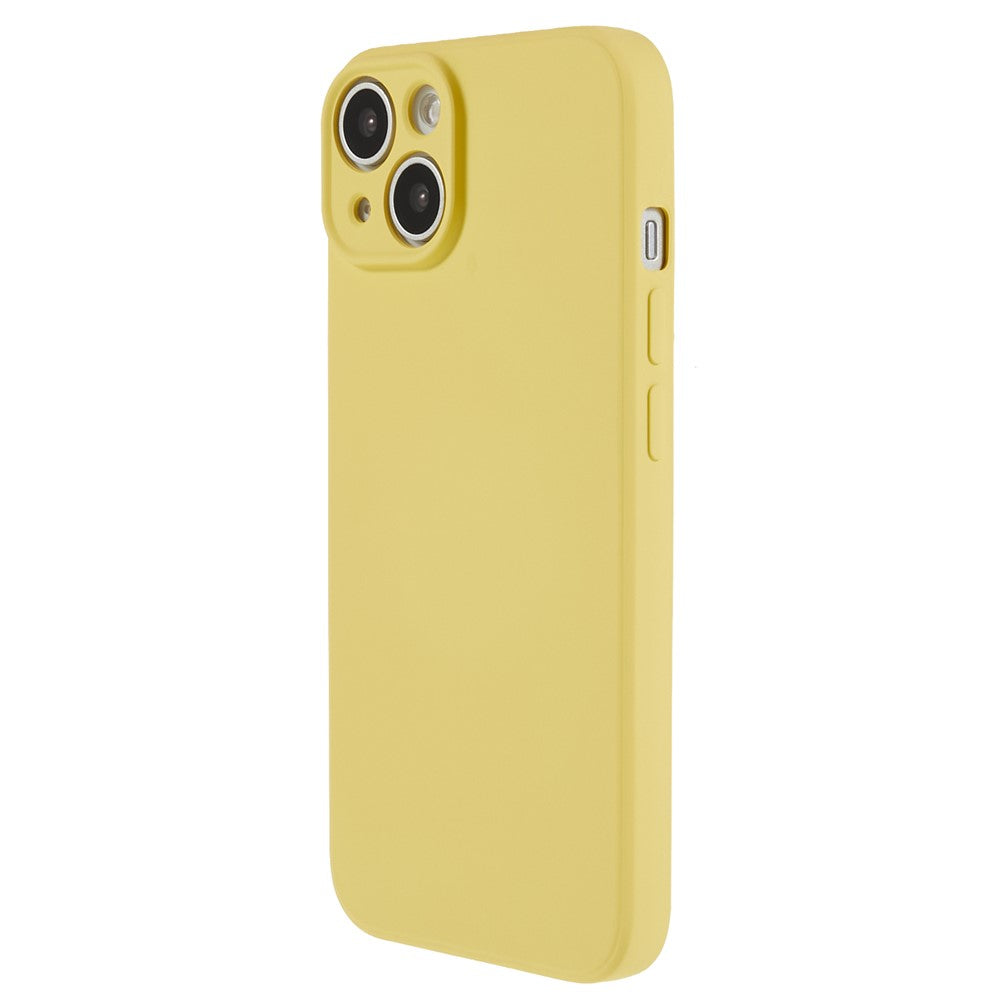 For iPhone 14 Plus Rubberized Anti-Slip Grip Phone Case Soft TPU Fiber Lining Inside Phone Cover