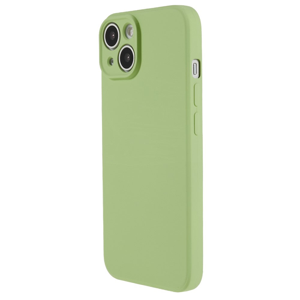 For iPhone 14 Plus Rubberized Anti-Slip Grip Phone Case Soft TPU Fiber Lining Inside Phone Cover