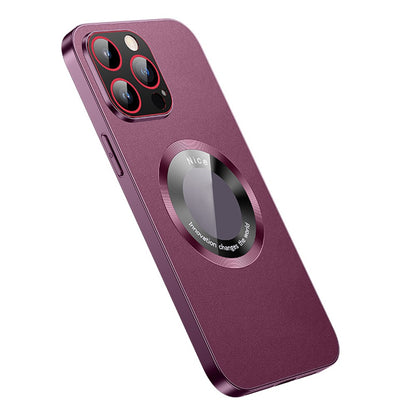 RH05 Shockproof Cover for iPhone 14 Pro Max Magnetic Case Soft TPU PC PU Leather Coated Phone Shell