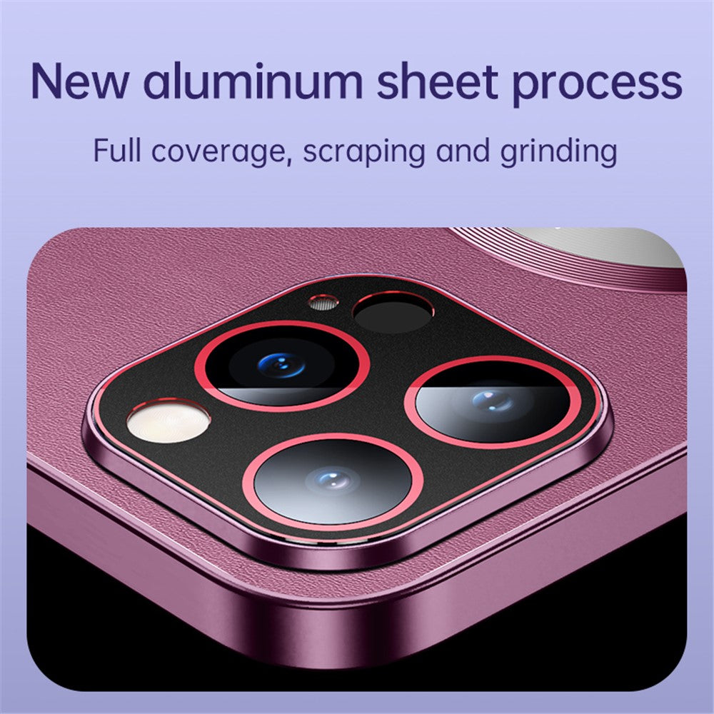 RH05 Shockproof Cover for iPhone 14 Pro Max Magnetic Case Soft TPU PC PU Leather Coated Phone Shell
