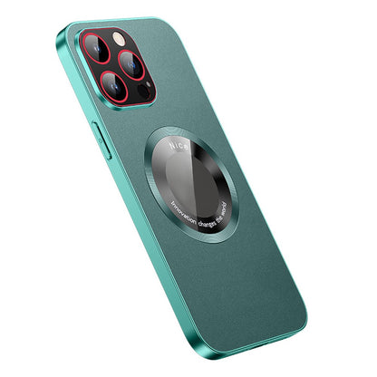 RH05 Shockproof Cover for iPhone 14 Pro Max Magnetic Case Soft TPU PC PU Leather Coated Phone Shell