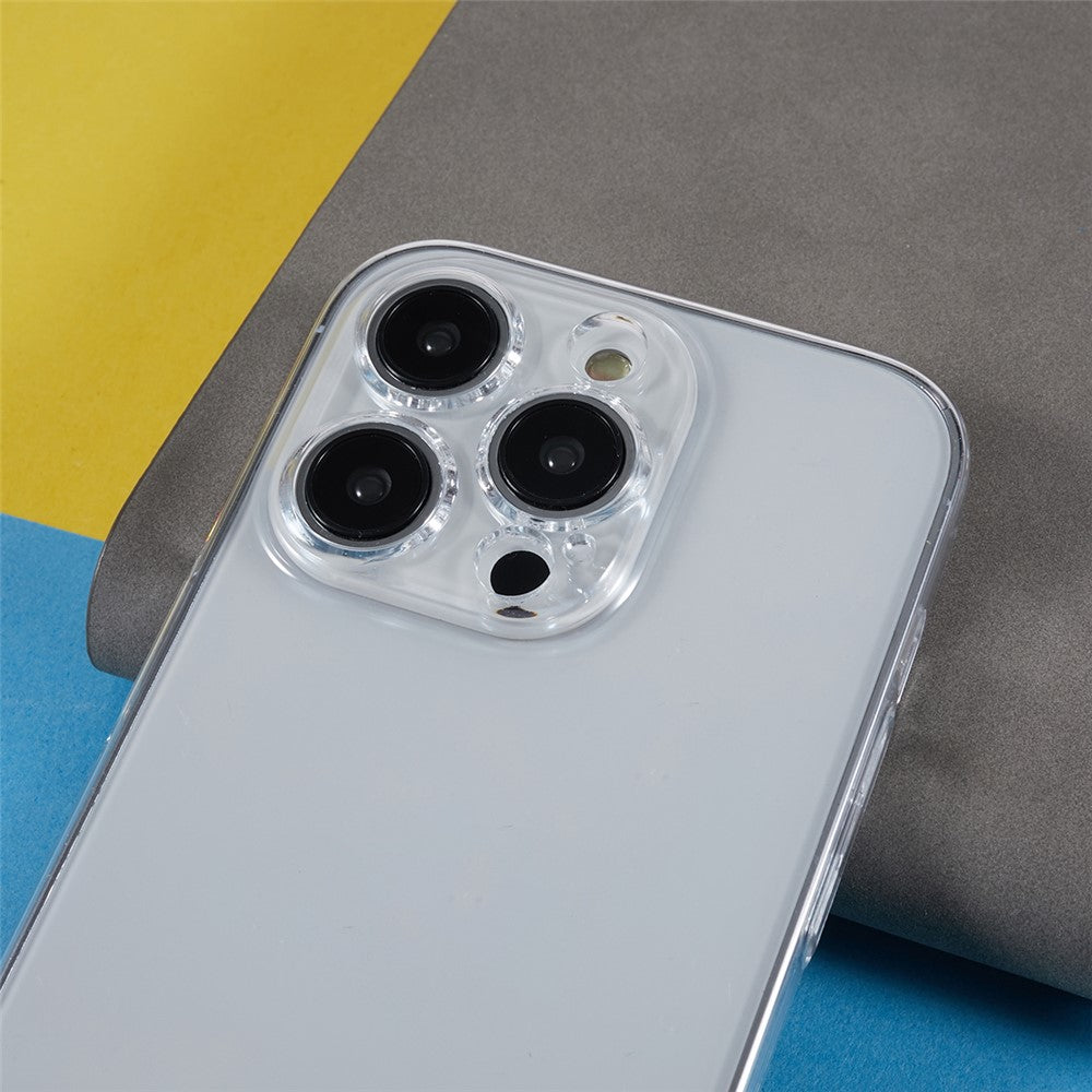 For iPhone 14 Pro Max Shockproof Phone Back Cover Transparent PC Mobile Case