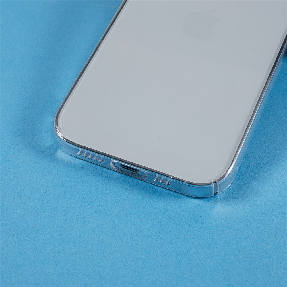 For iPhone 14 Pro Max Shockproof Phone Back Cover Transparent PC Mobile Case
