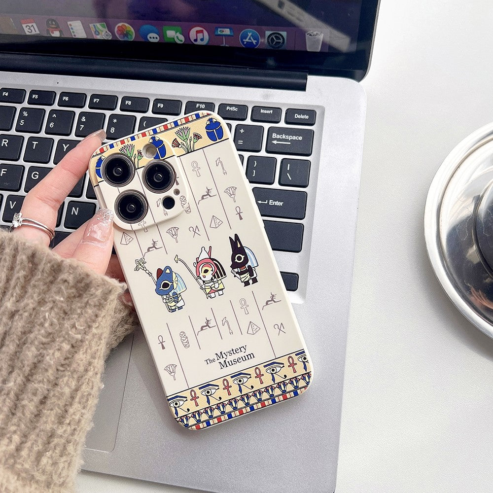 For iPhone 14 Pro Max Stylish Pattern Precise Cutout Phone Case Soft TPU Anti-scratch Cover