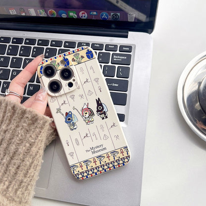 For iPhone 14 Pro Max Stylish Pattern Precise Cutout Phone Case Soft TPU Anti-scratch Cover