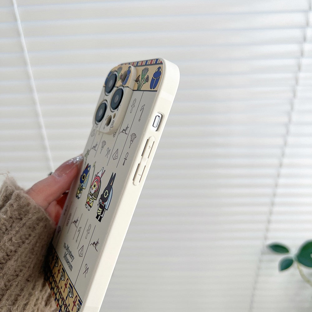 For iPhone 14 Pro Max Stylish Pattern Precise Cutout Phone Case Soft TPU Anti-scratch Cover