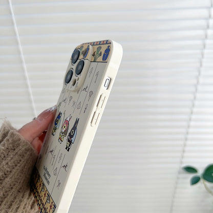 For iPhone 14 Pro Max Stylish Pattern Precise Cutout Phone Case Soft TPU Anti-scratch Cover