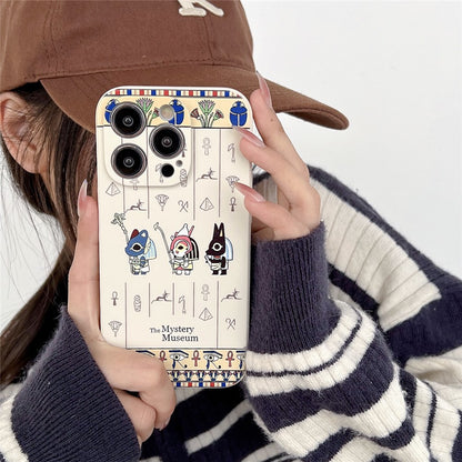 For iPhone 14 Pro Max Stylish Pattern Precise Cutout Phone Case Soft TPU Anti-scratch Cover