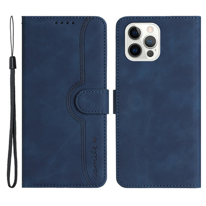 YX003 For iPhone 14 Pro Max Imprinted Smile Pattern Phone Case PU Leather Wallet Stand Cover