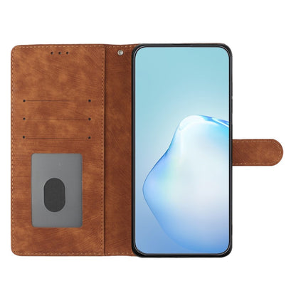 Wallet Shell for iPhone 14 Pro Max Solid Color Skin-touch PU Leather Anti-drop Stand Phone Case