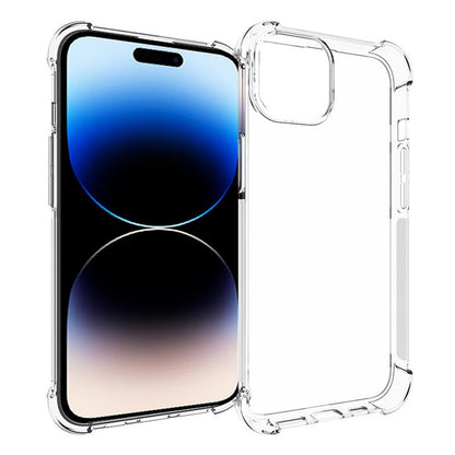 Anti-Slip Phone Case for iPhone 15 Plus , Four Corner Airbag Shock-Absorbed Corner Flexible TPU Phone Cover