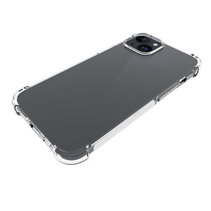 Anti-Slip Phone Case for iPhone 15 Plus , Four Corner Airbag Shock-Absorbed Corner Flexible TPU Phone Cover