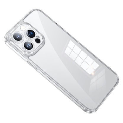SULADA For iPhone 14 Pro Max Glitter Electroplating Phone Case Tempered Glass TPU Cover with Lens Protector