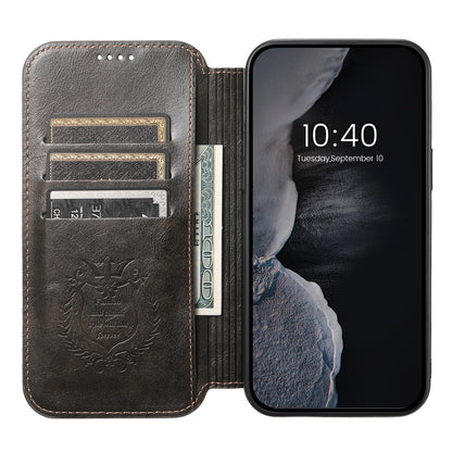 SUTENI J05 For iPhone 14 Pro Max Phone Leather Case Compatible with MagSafe Stand Wallet Cover
