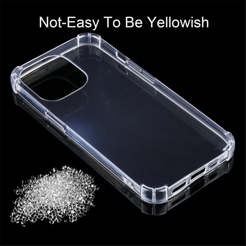 For iPhone 14 Plus TPU Clear Case 4 Corner Shockproof Protection Phone Cover