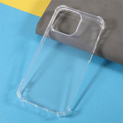 For iPhone 14 Plus TPU Clear Case 4 Corner Shockproof Protection Phone Cover