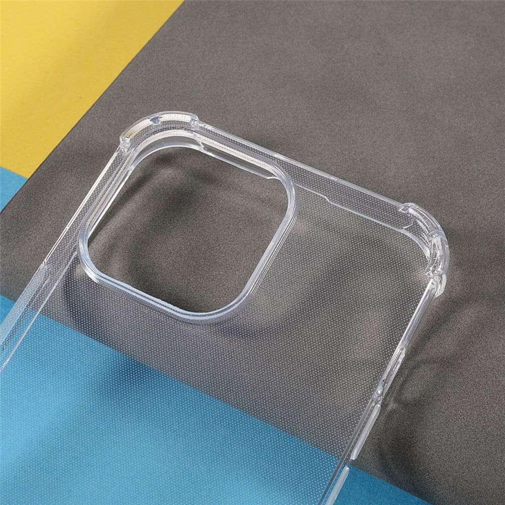 For iPhone 14 Plus TPU Clear Case 4 Corner Shockproof Protection Phone Cover