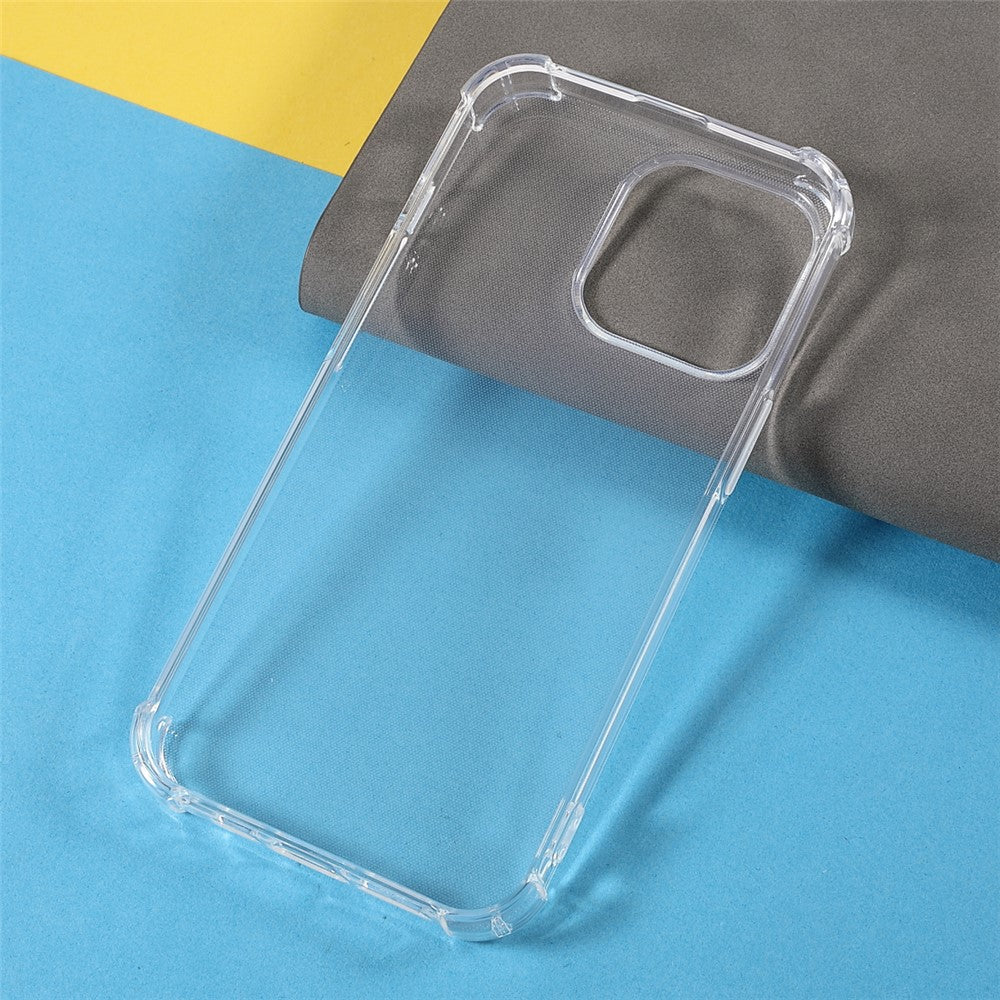 For iPhone 14 Plus TPU Clear Case 4 Corner Shockproof Protection Phone Cover