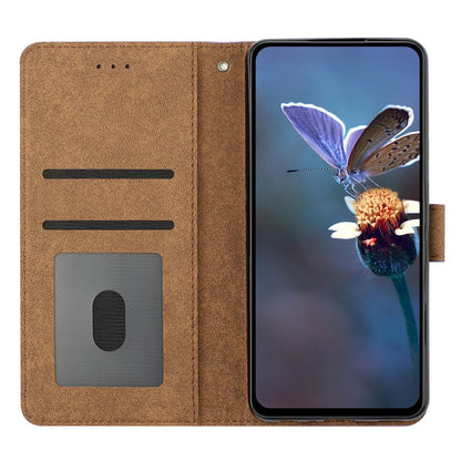 For iPhone 14 Pro Max PU Leather Stand Phone Case Butterfly Imprinted Drop-proof Wallet Cover