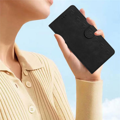 For iPhone 14 Pro Max PU Leather Stand Phone Case Butterfly Imprinted Drop-proof Wallet Cover