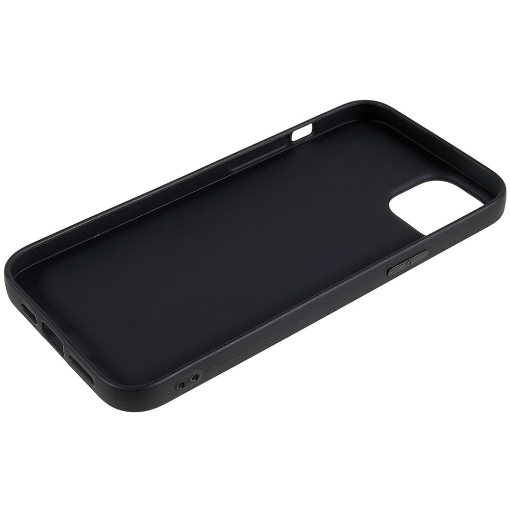 Soft TPU Phone Case for iPhone 14 / 13 , Matte Finish Anti-scratch Cell Phone Back Cover