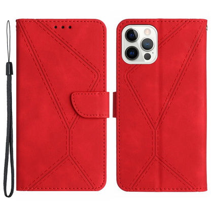 HT05 For iPhone 14 Pro Max Skin-touch Phone Flip Case Magnetic Clasp PU Leather Cover Wallet Shell